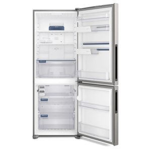 Geladeira Frost Free Electrolux Efficient com AutoSense Inverse 490L Inox Look IB7S