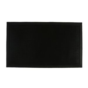 Capacho Entrance Borracha Preto 45x75cm - A\CASA