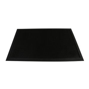 Capacho Entrance Borracha Preto 45x75cm - A\CASA