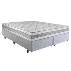 Cama Box King Size Herval Alba, de Molas Ensacadas, 65x193x203 cm