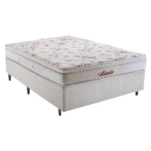 Cama Box de Casal Herval Atlanta, Molas Bonnel, 59x138x188 cm