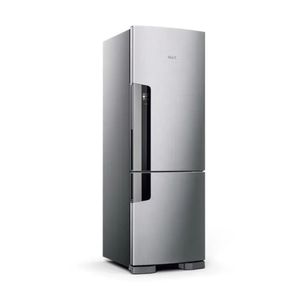 Geladeira Consul Frost Free Duplex 397 litros Evox com freezer embaixo - CRE44BK