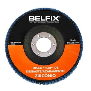 Flap Disc 4.1/2" zircônio g 120 - Belfix