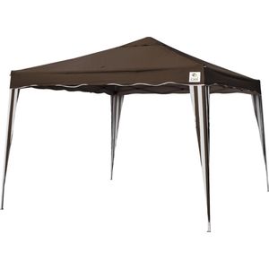 Tenda Gazebo Dobrável 3,00 X 3,00 m Marrom - Bel Lazer