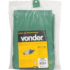 Lona Polietileno 3x2m Verde - Vonder