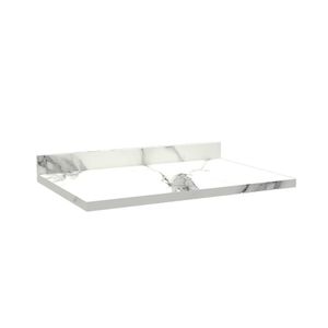 Tampo para Pia Herval Manhattan, Calacatta, 80 cm