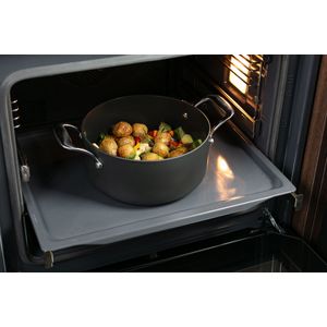 Caçarola c/tampa Ø22CM 3,65L Fundo de Indução Diamond Brinox Ø22 x 10,5 cm