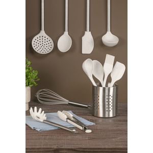 Pincel Silicone 28 cm Cor Vanilla Para Panelas e Formas Antiaderentes Linha Flex Brinox