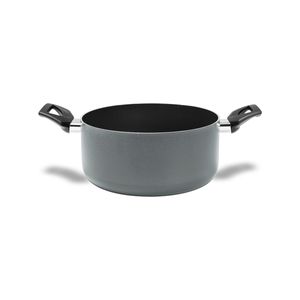 Caçarola Brinox Antiaderente Ceramic Life 24cm 4,7L Preserve Cinza