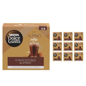 Kit Achocolatado Dolce Gusto Chococino Alpino 100 Cápsulas