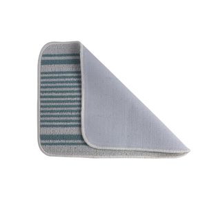 Tapete Linear Verde e Cinza 60x45cm - A\CASA