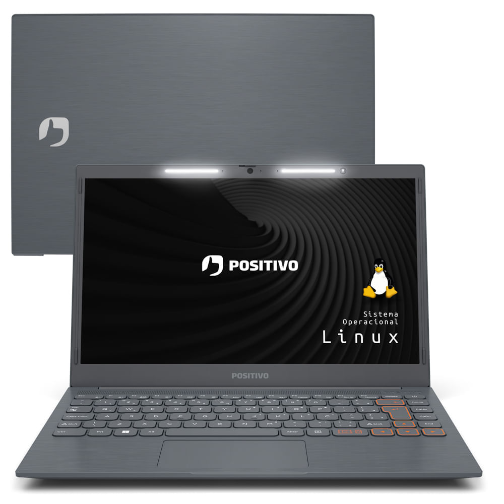 Notebook - Positivo C4128a Celeron N4020 1.10ghz 8gb 240gb Ssd Intel Hd Graphics Linux Vision C14 14,1