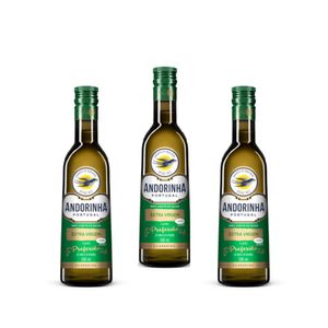 Kit 3 Azeites de Oliva Andorinha Extra Virgem 500ml