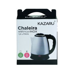 Chaleira Elétrica Kazaru Inox 1,8L