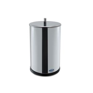 Lixeira Inox  Tampa 7,8litros Decorlinelixeiras Ø 18,5x32cm