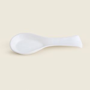 Descanso de Colher Cerâmica Branco 27cm - A\CASA