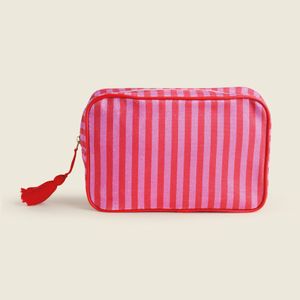 Necessaire Mia Rosa e Vermelho 23x15cm - A\CASA