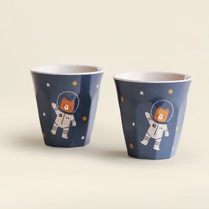 Kit Copo Space Melamina 2 Peças 250ml - A\CASA