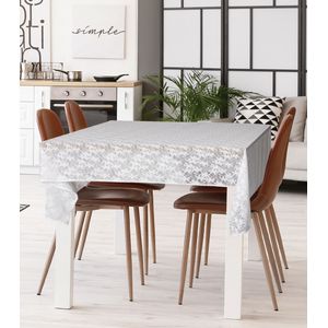 Toalha de Mesa de Renda 4 Lugares Rovitex Bege