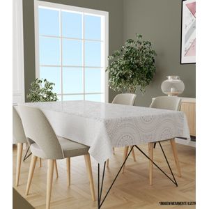 Toalha De Mesa Retangular 6 Lugares Wevans Branco