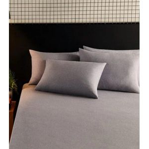 Lençol Avulso Liso Queen Fusion Vivaldi Cinza