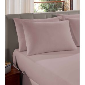 Fronha Avulsa Premium Fio Penteado Lisa Vivaldi Rosa