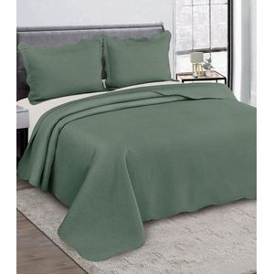 Jogo De Colcha Bullet Casal Camesa Verde