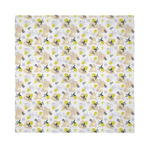 Toalha De Mesa Retangular 8 Lugares Teka Amarelo