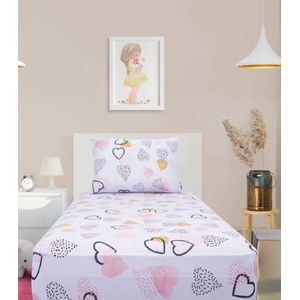 Jogo De Cama Solteiro Kids Doce Vida Rosa