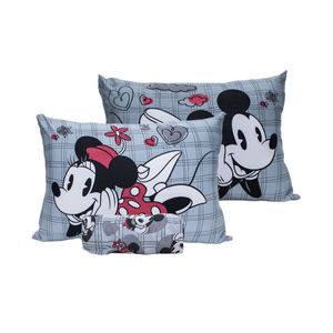 Jogo De Cama Casal Disney Cinza