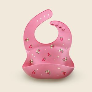 Babador Silicone Farm Rosa - A\BABY