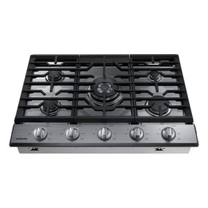 Cooktop 5 bocas Samsung Inox com Wifi e Dupla Chama NA30N6555TS