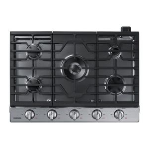 Cooktop 5 bocas Samsung Inox com Wifi e Dupla Chama NA30N6555TS