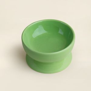 Comedouro Cerâmica Soft Verde 13cm - A\CASA