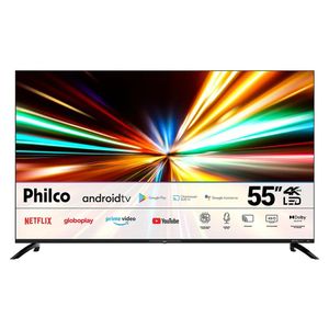 Smart TV Philco Android 55" 4K LED Dolby Audio PTV55G7EAGCPBL