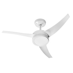 Ventilador De Teto Venti-Delta Lunik Led Com 3 Pás Branco