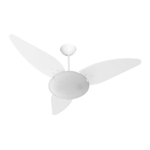 Ventilador De Teto Venti-Delta Magnes Com 3 Pás Branco