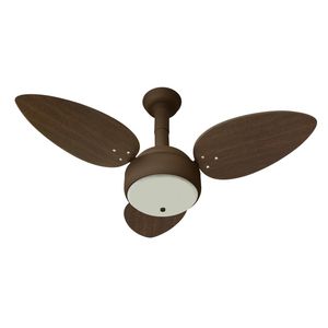 Ventilador De Teto Venti-Delta Miray Com 3 Pás Marrom