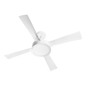 Ventilador De Teto Venti-Delta Magnífico Led 4 Pás Branco 6000K Luz Branca