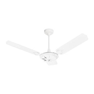 Ventilador De Teto Venti-Delta New Comercial Eco Com 3 Pás Branco