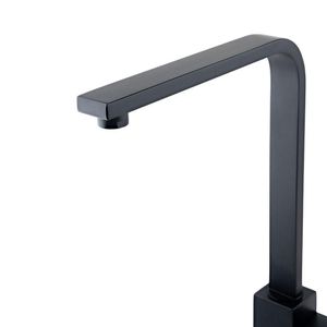 Torneira Monocomando Modaza Turim Nero, Bica Alta, Preto