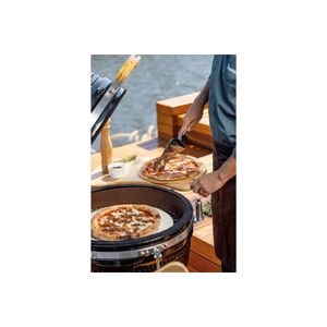Pedra para Assar Pizza em Cerâmica para Kamado Médio RASCO Natural