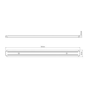 Barra Magnética para Facas Tramontina Plenus 26464110 55cm Preta