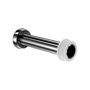 Tubo de Ligação para Bacia Sanitária Docol Chroma 626348 25cm Grafite Polido