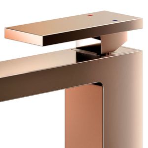 Torneira Misturador Monocomando Docol New Edge 925430 de Bancada Cobre Polido