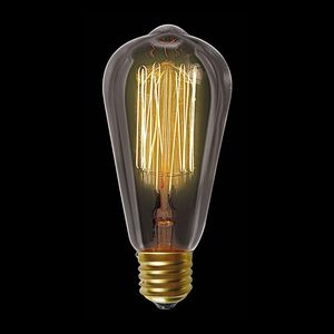 Lâmpada Filamento de Carbono Taschibra ST64 40W E27