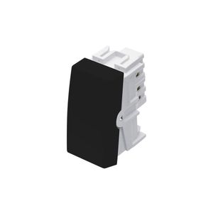 Módulo Interruptor Paralelo Fame Habitat Black 16A Preto