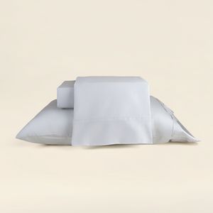 Jogo de Cama Feston 300 Fios Cinza - A\CASA
