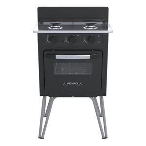 Fogao a Gas 2 Bocas Venax Gemini Vetro Preto