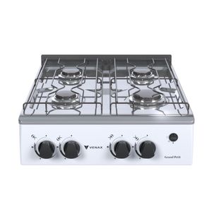 Fogao a Gas Portatil 4 Bocas Venax Grand Petit Vetro Branco